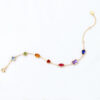 9k gold plated 925 sterling silver royal various shape and colors ruby/ sapphire /emerald/ topaz zircon Jewelry set