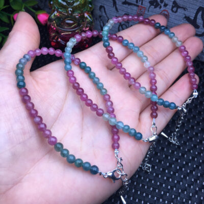 Colored tourmaline bracelet