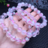 Pink Ghost crystal single loop bracelet