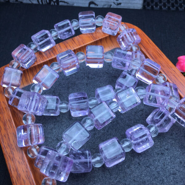wsxc1697669661134_0 Light amethyst sugar bracelet with a specification of 10mm ✨18100509887