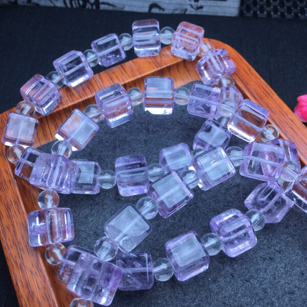 wsxc1697669661134_2 Light amethyst sugar bracelet with a specification of 10mm ✨18100509887