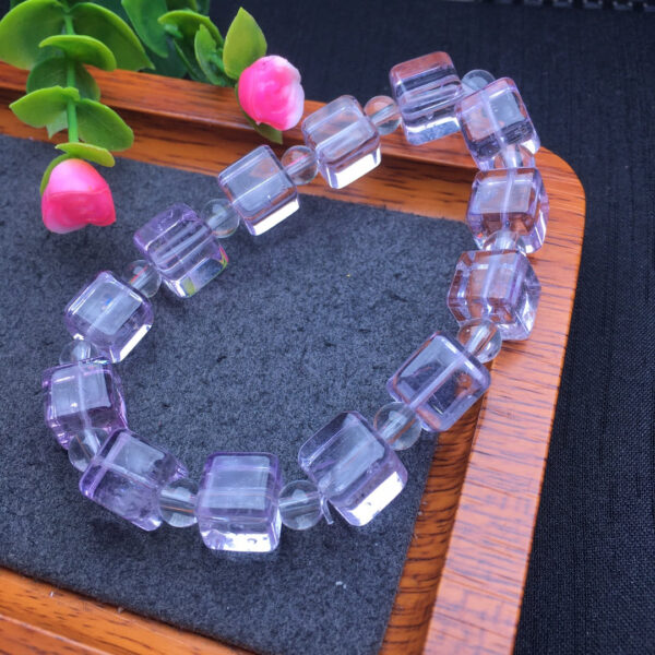 wsxc1697669661134_5 Light amethyst sugar bracelet with a specification of 10mm ✨18100509887