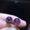 Super Beautiful Fantasy Purple Titanium Crystal Purple Seven Earstuds Earrings for Women, Size 7.9mm 10212389