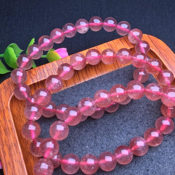 wsxc1698073701554_0 Strawberry Crystal Single Loop Bracelet Newly Arrived 💕 Specification 8mm ✨2310012887