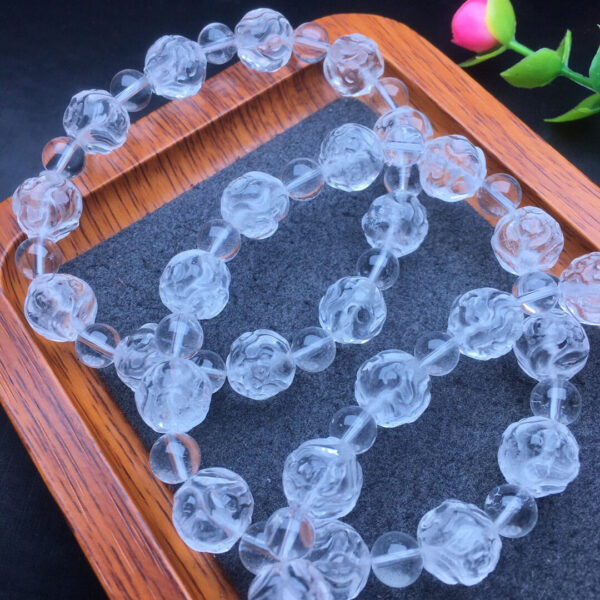 White Crystal Fox Ball Bracelet 💕 Specification 10mm ✨2410045632