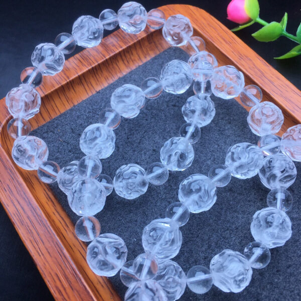 White Crystal Fox Ball Bracelet 💕 Specification 10mm ✨2410045632