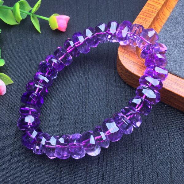 Amethyst Faced Bead Bracelet 💕 Specification 12mm ✨2410149246