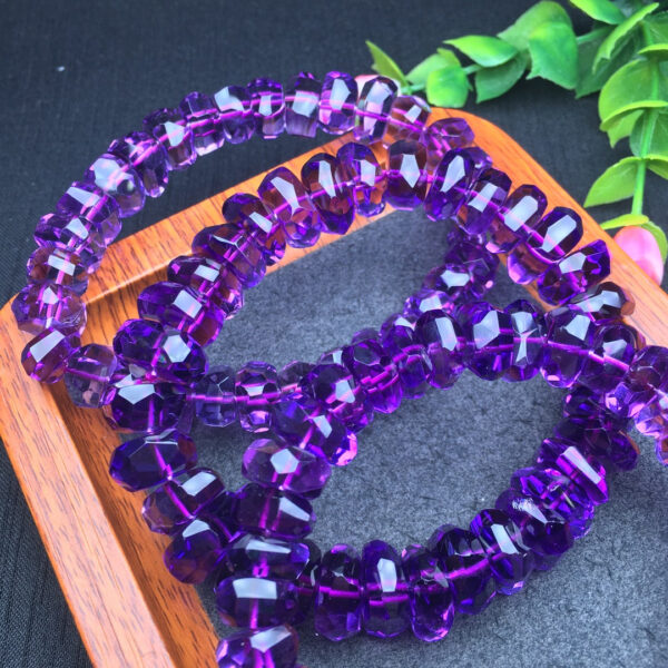 wsxc1698247767968_0 Amethyst Faced Bead Bracelet 💕 Specification 10-12mm ✨2510215236