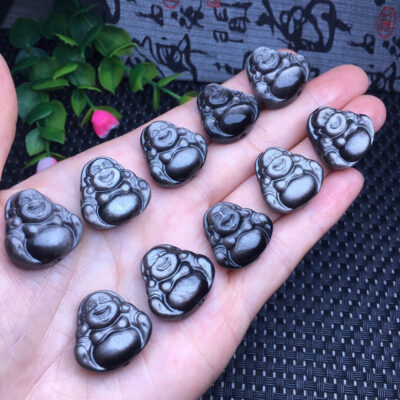 Silver Yaoshi Big Belly Buddha Pendant 💕 Specification 19.5mm ✨26100052396