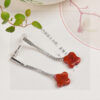 Light Luxury South Red Eardrop Earline Series, with a specification of approximately 12mm2710055145