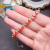 wsxc1698499969791_3 Natural Super Beautiful Fire Opal Bracelet, Main Stone 4 * 6mm2810325156
