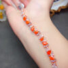 wsxc1698499969791_4 Natural Super Beautiful Fire Opal Bracelet, Main Stone 4 * 6mm2810325156