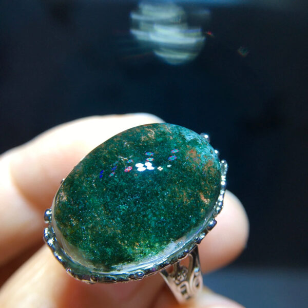 wsxc1698507744794_1 Natural green ghost treasure bowl ring, size 20.7/15mm2810368122