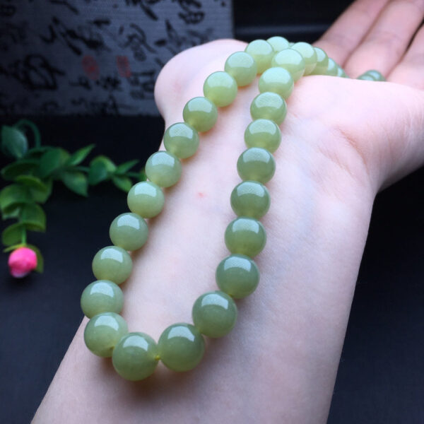 wsxc1698677474678_0 Hotan Jade Necklace 💕 Specification 8mm ✨2910085196