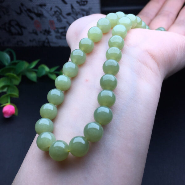 wsxc1698677474678_1 Hotan Jade Necklace 💕 Specification 8mm ✨2910085196