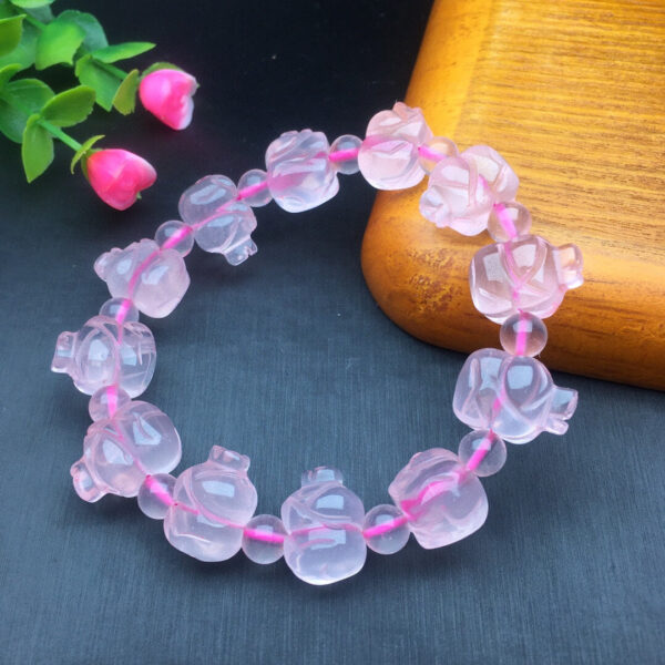 wsxc1698938432038_3 Pink Crystal Rabbit Bracelet 💕 Specification 15.4mm ✨0211023164
