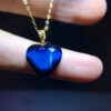 wsxc1698956835407_0 Natural Peter Stone 18k Gold Love Pendant, size 14.2/14mm0211248598