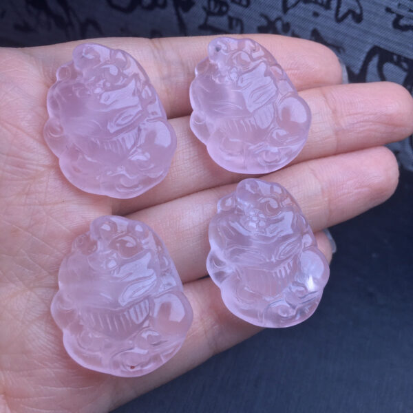 Pink Crystal Nine tailed Fox Pendant 💕 Specification 23mm ✨0311014156