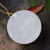 Natural Xinjiang Hotan Jade Sheep Fat Yushan Brand pendant, pendant size: 55.6 * 5.8mm0311339156