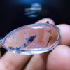 Rare Natural Water Gall Pendant Necklace, Size 28/14.2mm0711398155