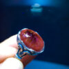 Aurora 23 Aurora Titanium Purple Eye Ring, Size: 18.5/13mm0811398166