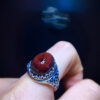 wsxc1699481438821_8 Aurora 23 Aurora Titanium Purple Eye Ring, Size: 14.2/11.2mm0811368199