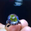 wsxc1699481571635_5 Natural green tourmaline fully wrapped tourmaline, bare stone: 12.5/11mm0811238166
