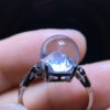 Natural crystal mid crystal ring, bare stone specification: 13.4      0911198549