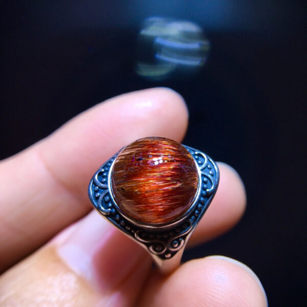 Natural copper crystal ring, specification: 12.1/12mm11113998166