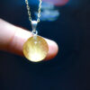 wsxc1699807708132_2 Natural golden hair crystal titanium crystal pendant, specification: 11.8mm1111208877