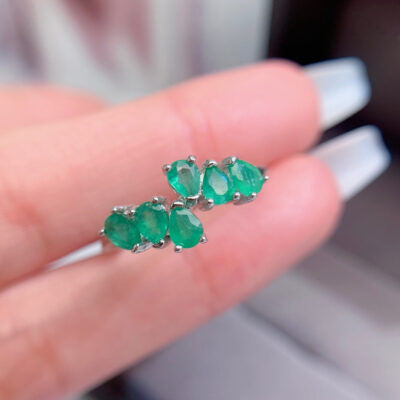 Columbia Emerald Ring, Main Stone Size 3 * 4mm1112325144