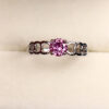 wsxc1699969017928_4 Classic Pink Mosang Diamond Ring, Main Stone Circle 5 * 5mm1114150299
