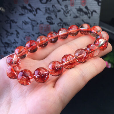 Red Phoenix Feather Single Loop Bracelet 💕 Specification 10mm ✨1115041623