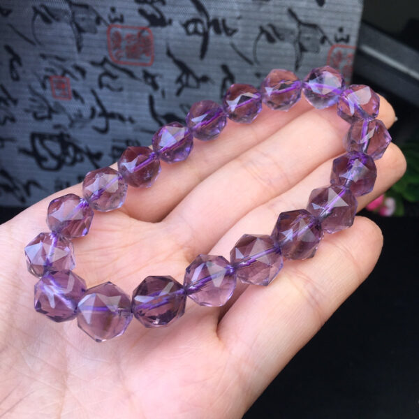 Amethyst Faceted Bracelet 💕 Specification 10mm ✨1115040489