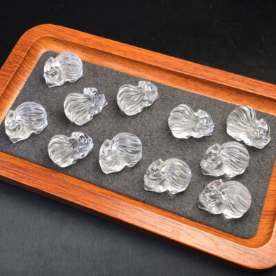 White crystal fox accessories 💕 Specification 24 × 16mm1116017488