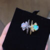 wsxc1700166233973_0 Pure Natural Colorful White Opal Ring, Main Stone Size 8mm Heart1116180266