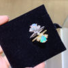 wsxc1700166233973_3 Pure Natural Colorful White Opal Ring, Main Stone Size 8mm Heart1116180266