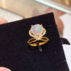wsxc1700166233973_5 Pure Natural Colorful White Opal Ring, Main Stone Size 8mm Heart1116180266