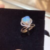 wsxc1700166233973_6 Pure Natural Colorful White Opal Ring, Main Stone Size 8mm Heart1116180266