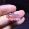 wsxc1700168087050_2 Natural Purple Crystal Red Super Seven Pixiu Ring, Size 17.5/9.6 mm1116208477