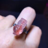 wsxc1700168087050_5 Natural Purple Crystal Red Super Seven Pixiu Ring, Size 17.5/9.6 mm1116208477