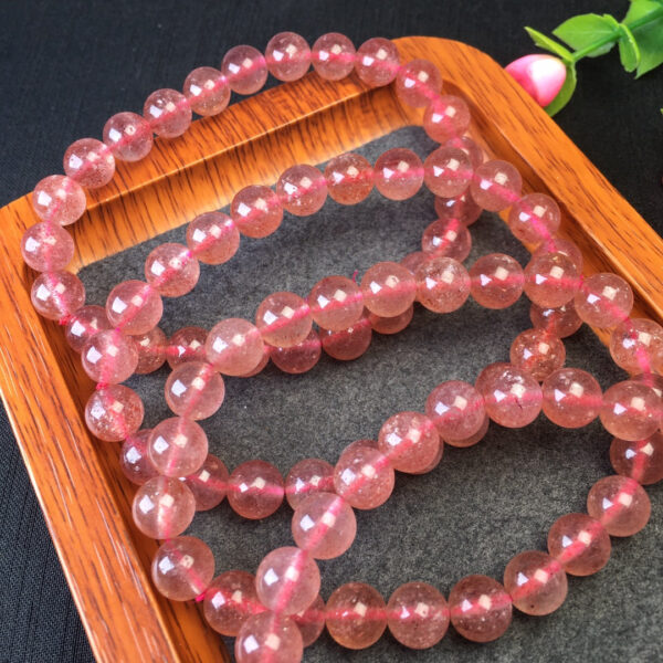 wsxc1700246187947_0 Strawberry Crystal Single Loop Bracelet 💕 Specification 8mm ✨1117008166