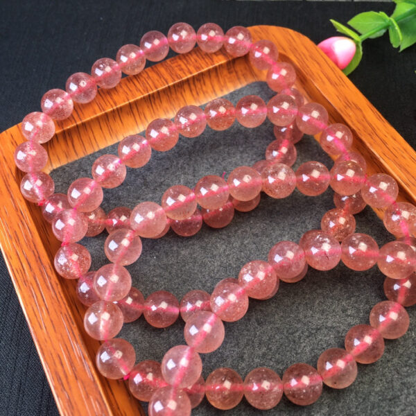 wsxc1700246187947_1 Strawberry Crystal Single Loop Bracelet 💕 Specification 8mm ✨1117008166