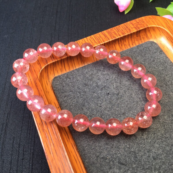 wsxc1700246187947_4 Strawberry Crystal Single Loop Bracelet 💕 Specification 8mm ✨1117008166