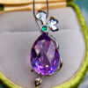 wsxc1700320555426_0 Pure natural Brazilian amethyst pendant, main stone 13 * 18mm1118350122