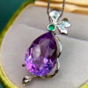 wsxc1700320555426_2 Pure natural Brazilian amethyst pendant, main stone 13 * 18mm1118350122