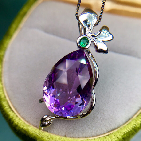 wsxc1700320555426_3 Pure natural Brazilian amethyst pendant, main stone 13 * 18mm1118350122