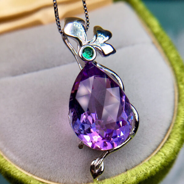 wsxc1700320555426_4 Pure natural Brazilian amethyst pendant, main stone 13 * 18mm1118350122