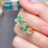 Columbia emerald ring, main stone size 3 * 4 3 * 5mm1118260155