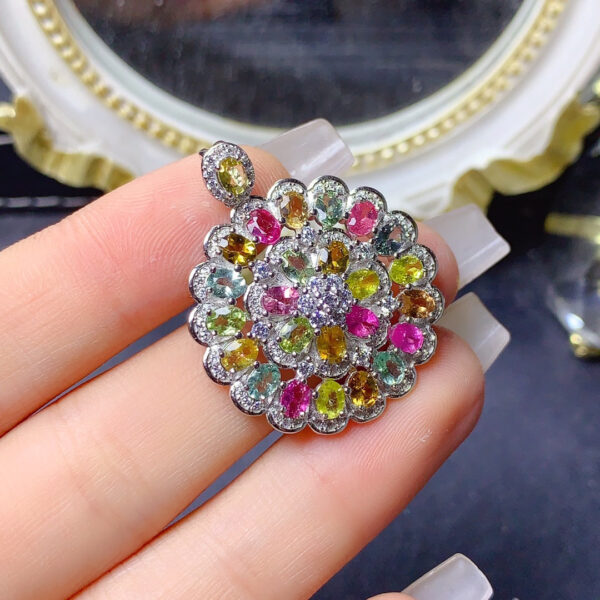 wsxc1700321871142_2 Pure natural tourmaline pendant main stone 3 * 4mm1118299155